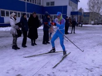 Районные соревнования по лыжам. 